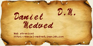 Daniel Medved vizit kartica